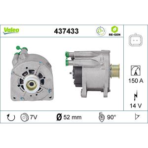 Alternador VALEO 437433