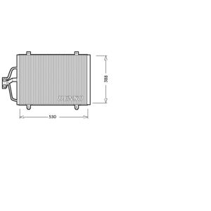 A/C-kondensor DENSO DCN23003