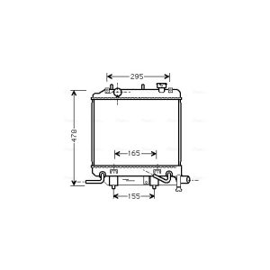 Motorkühler AVA COOLING MZ2166