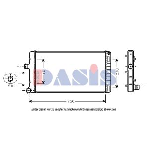 Motorkühler AKS DASIS 080048N