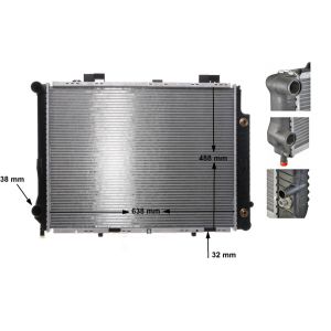 Arrefecedor do motor MAHLE CR 634 000S