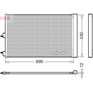 Condenseur (climatisation) DENSO DCN17061