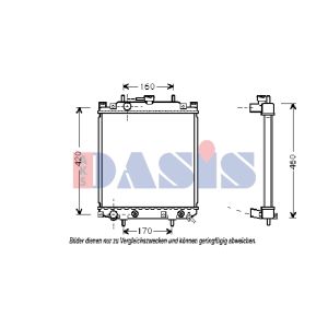Motorkühler AKS DASIS 360016N