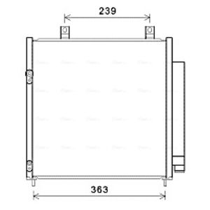Condensator, airconditioning AVA COOLING MT5251D
