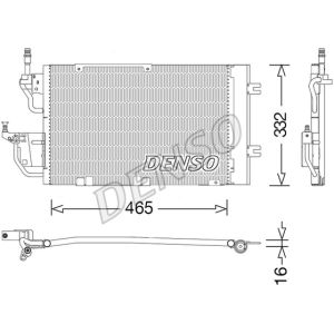 Condensador, aire acondicionado DENSO DCN20037