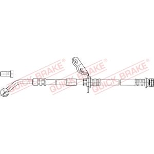Bremsschlauch QUICK BRAKE 50.842X