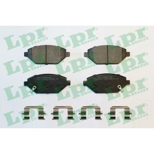 Bremsbelagsatz, Scheibenbremse LPR 05P2049K