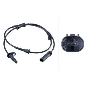 Sensor do ABS traseiro, direito HELLA 6PU 358 216-861