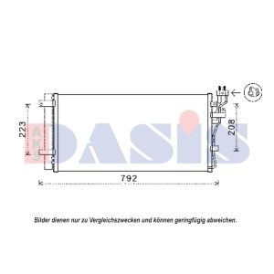 Condenseur (climatisation) AKS DASIS 512081N
