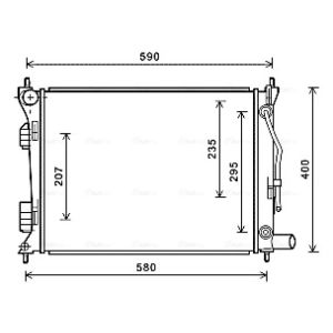 Motorkühler AVA COOLING HYA2276