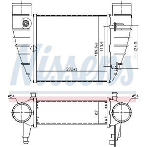 Intercooler NISSENS 96426