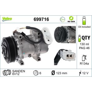 Klimakompressor VALEO 699716