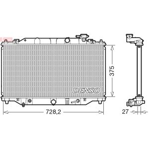 Arrefecedor do motor DENSO DRM44044