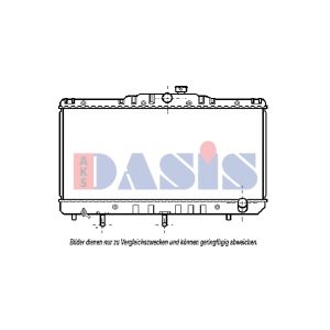 Radiador, arrefecimento do motor AKS DASIS 210210N