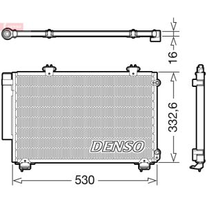 Condensatore, impianto di climatizzazione DENSO DCN50060