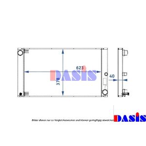 Motorkühler AKS DASIS 051004N