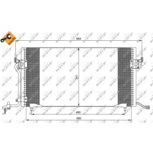 Condenseur, climatisation NRF 35260