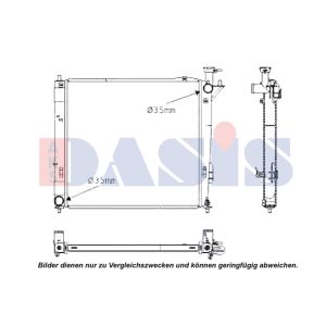 Motorkühler AKS DASIS 560097N