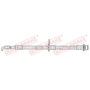 Bremsschlauch QUICK BRAKE 50.829