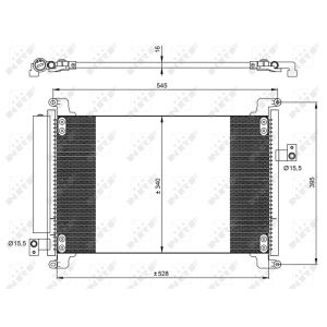 Kondensator, Klimaanlage EASY FIT NRF 35941