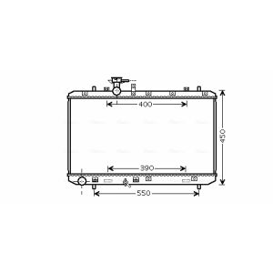 Arrefecedor do motor AVA COOLING SZ2084