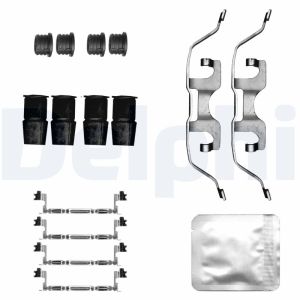 Kit de acessórios, pastilhas de travão DELPHI LX0854