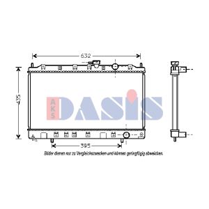 Motorkühler AKS DASIS 140024N