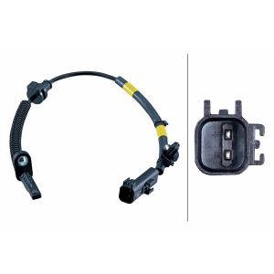 Sensor do ABS, dianteiro/traseiro, esquerdo/direito  HELLA 6PU 358 251-551