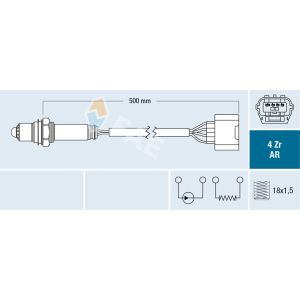 Sonda lambda FAE 75633