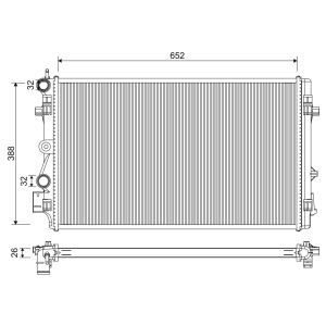 Radiateur VALEO 701331