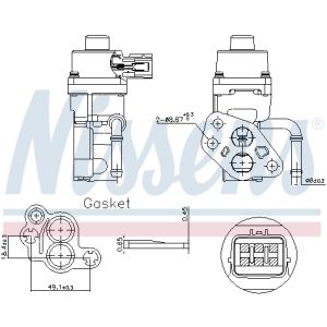 Válvula EGR NISSENS 98168