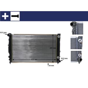 Arrefecedor do motor MAHLE CR 648 000S