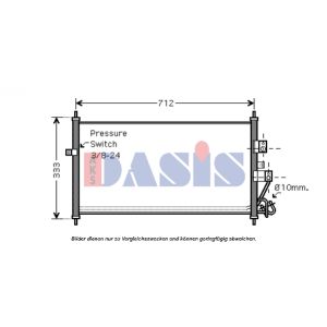 Condenseur (climatisation) AKS DASIS 072023N