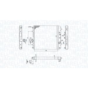 Arrefecedor do motor MAGNETI MARELLI 350213193100