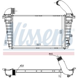 Intercooler NISSENS 96586