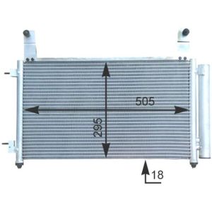 Condenseur (climatisation) MAHLE AC 435 000S
