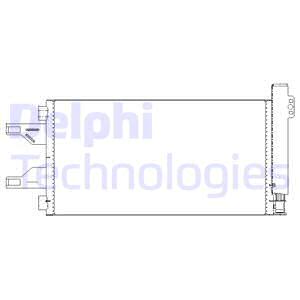 Kondensator, Klimaanlage DELPHI TSP0225676