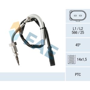 Sensor de temperatura dos gases de escape FAE 68007