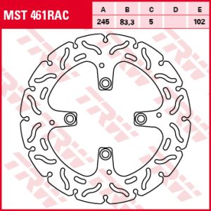 Disco de travão TRW MST461RAC, 1 Peça