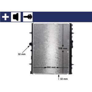 Arrefecedor do motor MAHLE CR 32 000S