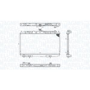 Arrefecedor do motor MAGNETI MARELLI 350213201300