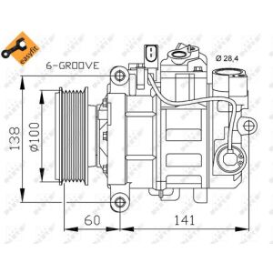 Compressor, airconditioning NRF 32263