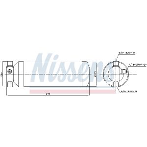 Droger, airconditioningsysteem NISSENS 95036