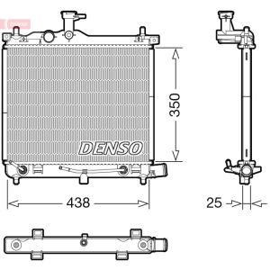Radiateur moteur DENSO DRM41023