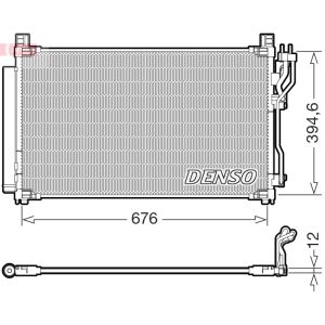 Condenseur (climatisation) DENSO DCN43023