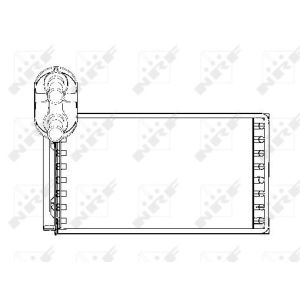 Wärmetauscher, Innenraumheizung NRF 53550