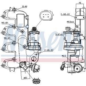 Valvola EGR NISSENS 98239