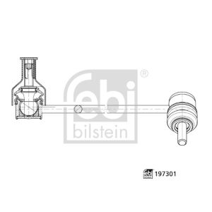 Haste/braço, estabilizador FEBI BILSTEIN 197301