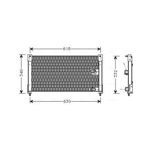 Condenseur (climatisation) AVA COOLING AU5116