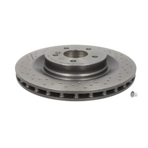 Remschijf BREMBO 9925741 terug, geventileerd, sleuf, sterk gecarboniseerd, 1 Stuk